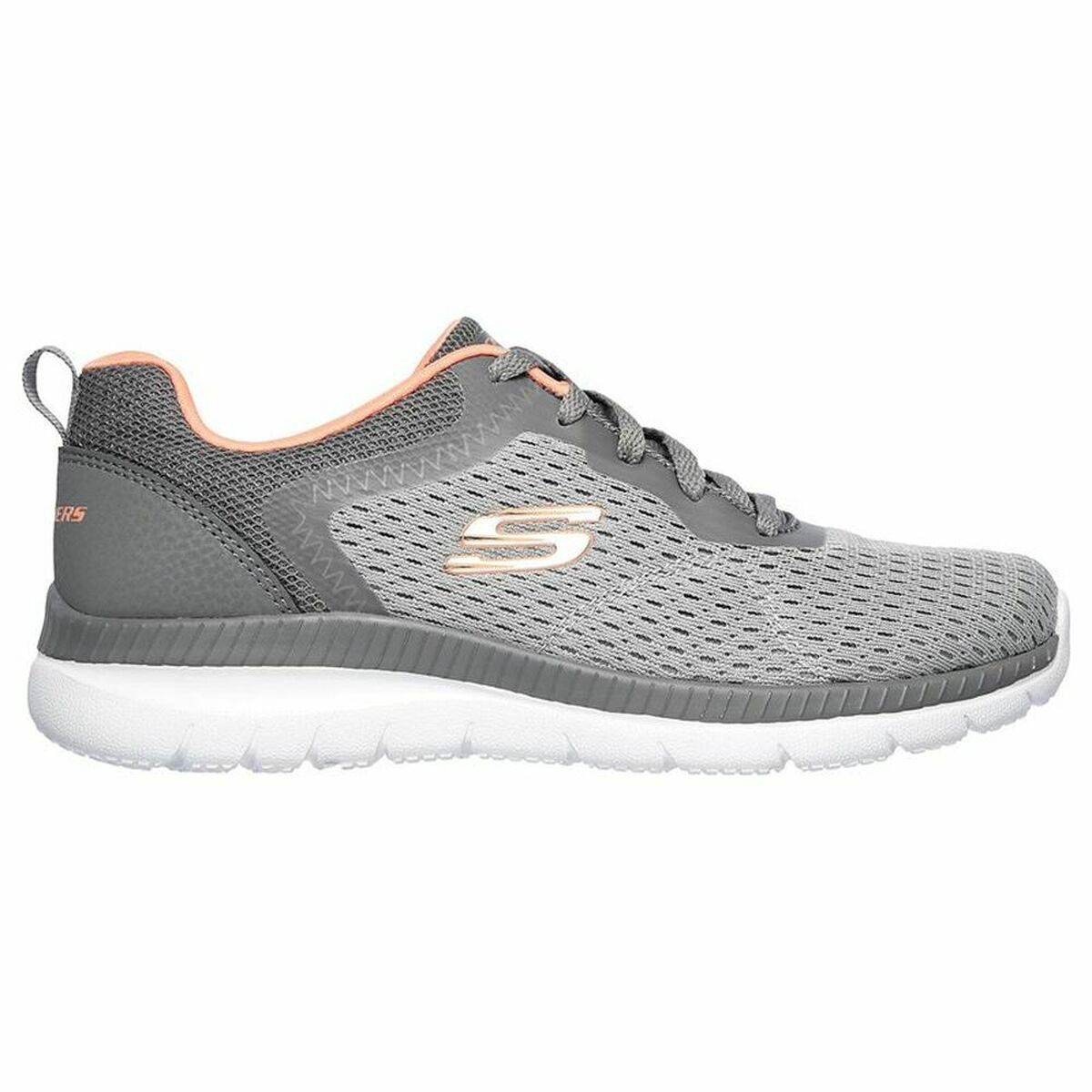 Gymnastiksko, Dam Skechers Bountiful Grå - 6