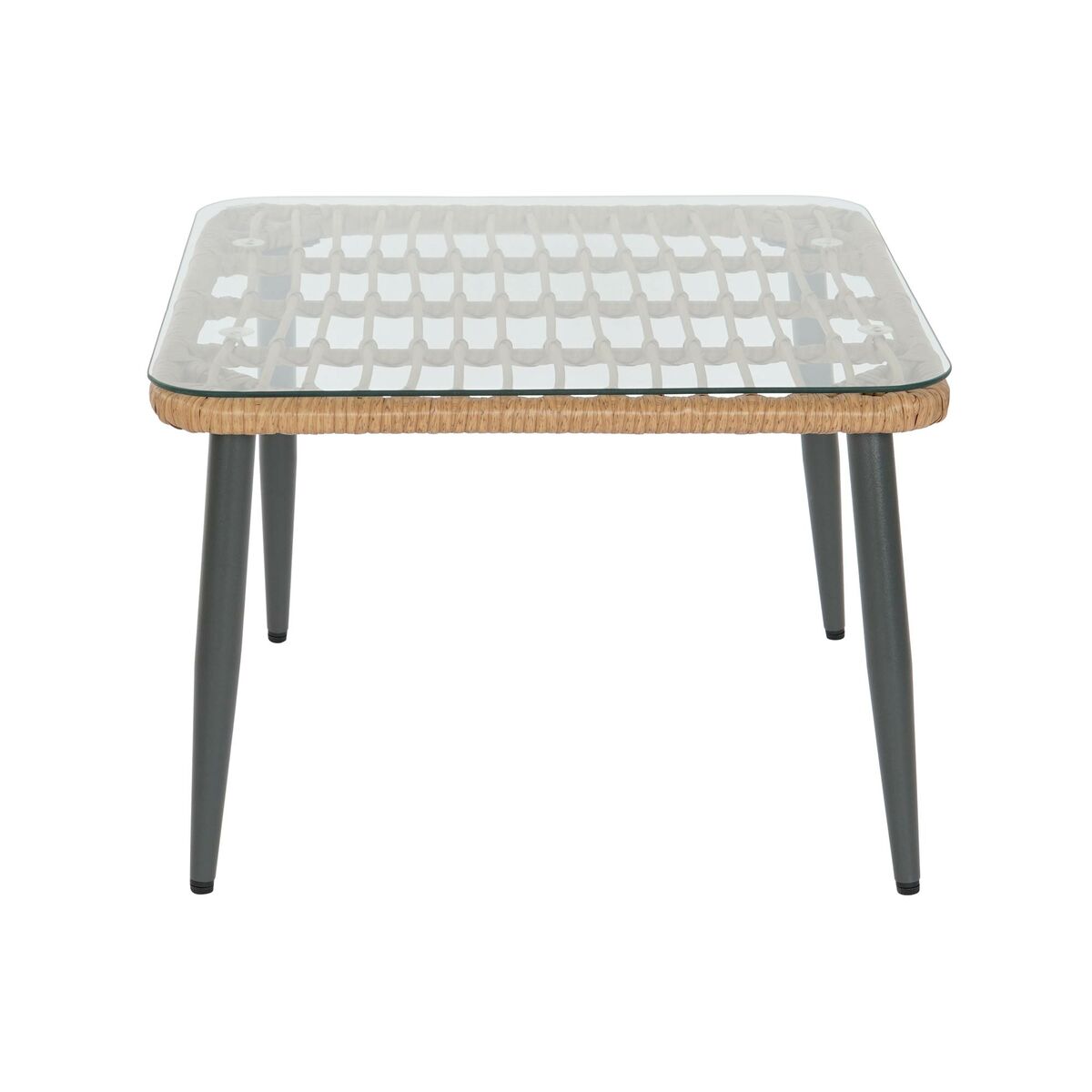 Trädgårdssoffa DKD Home Decor 128 x 75 x 72 cm Metall syntetisk rattan - 4