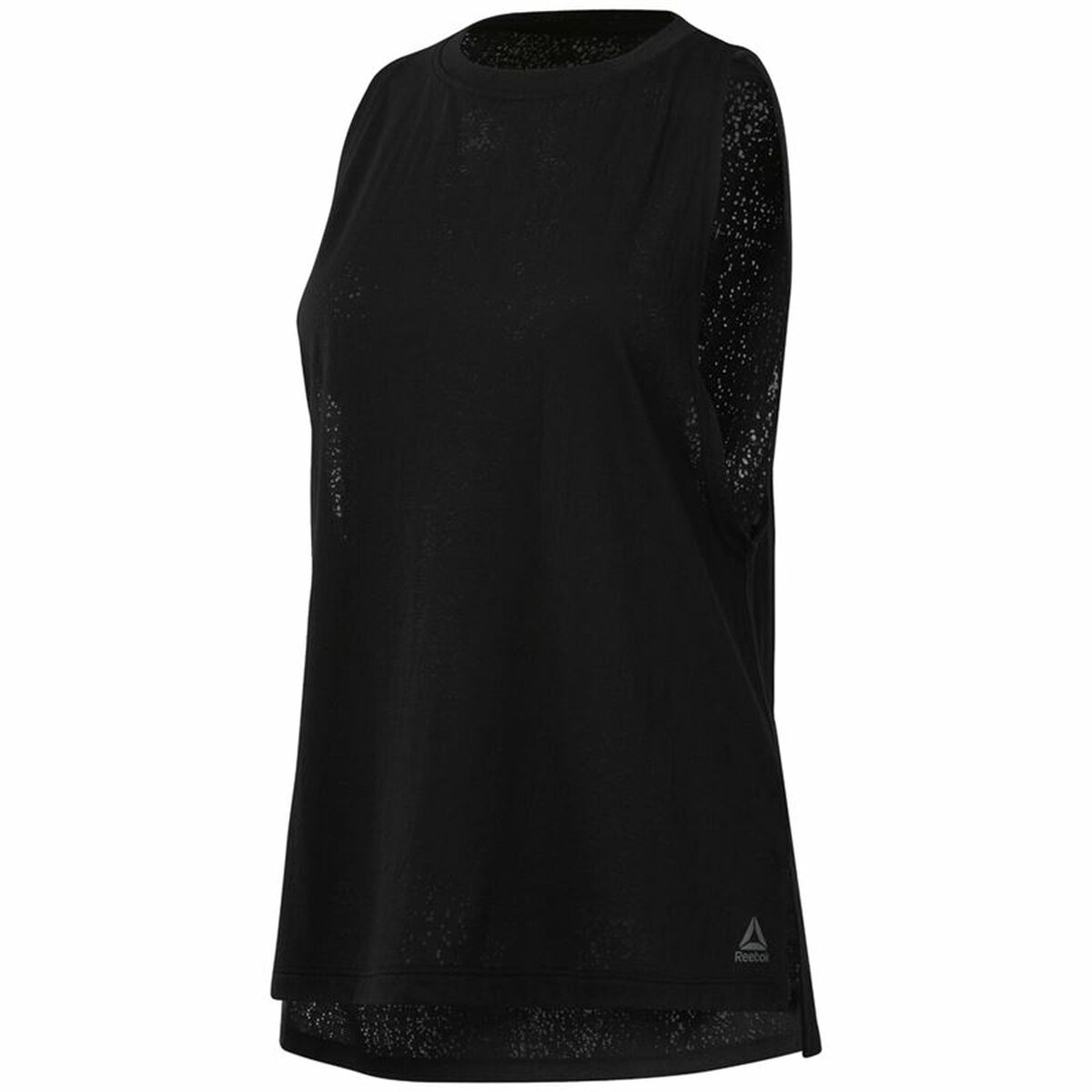 Ärmlös sporttröja Dam Reebok Burnout Svart - 9