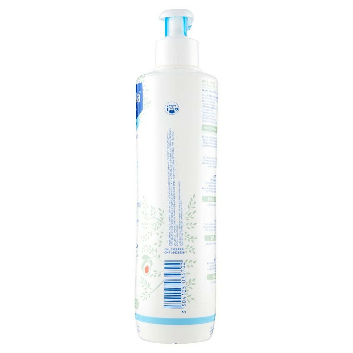 Icke-avsköljningsbart rengöringsvatten Baby Mustela 500 ml - 4