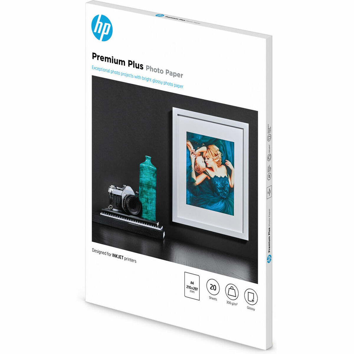Fotopapper Blankt HP Premium Plus CR672A A4 - 2