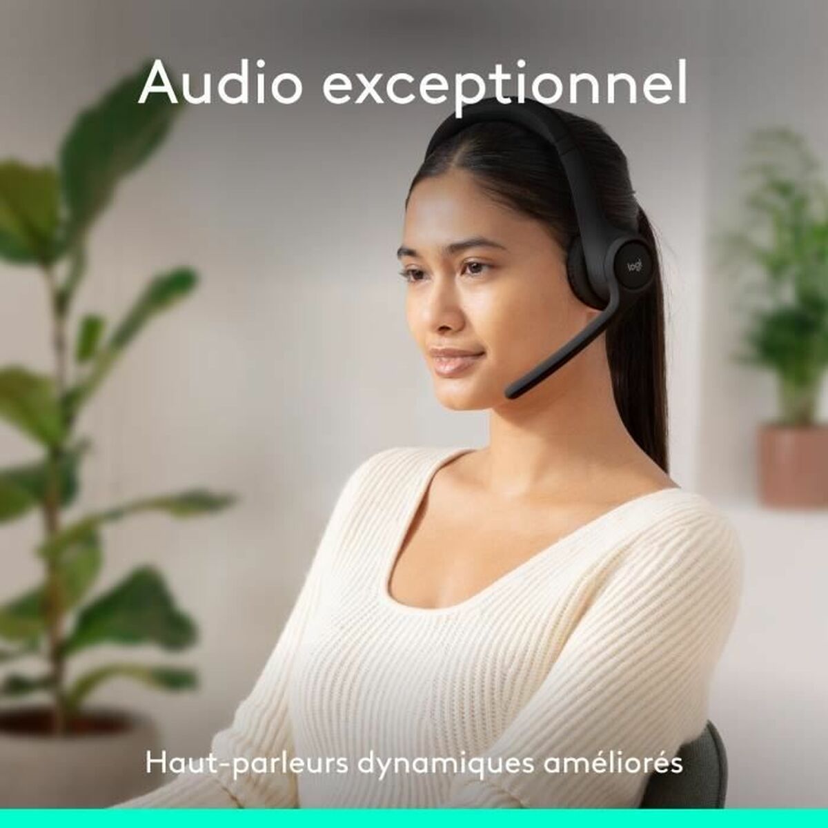 Hörlurar Logitech 981-001407 Svart - 3
