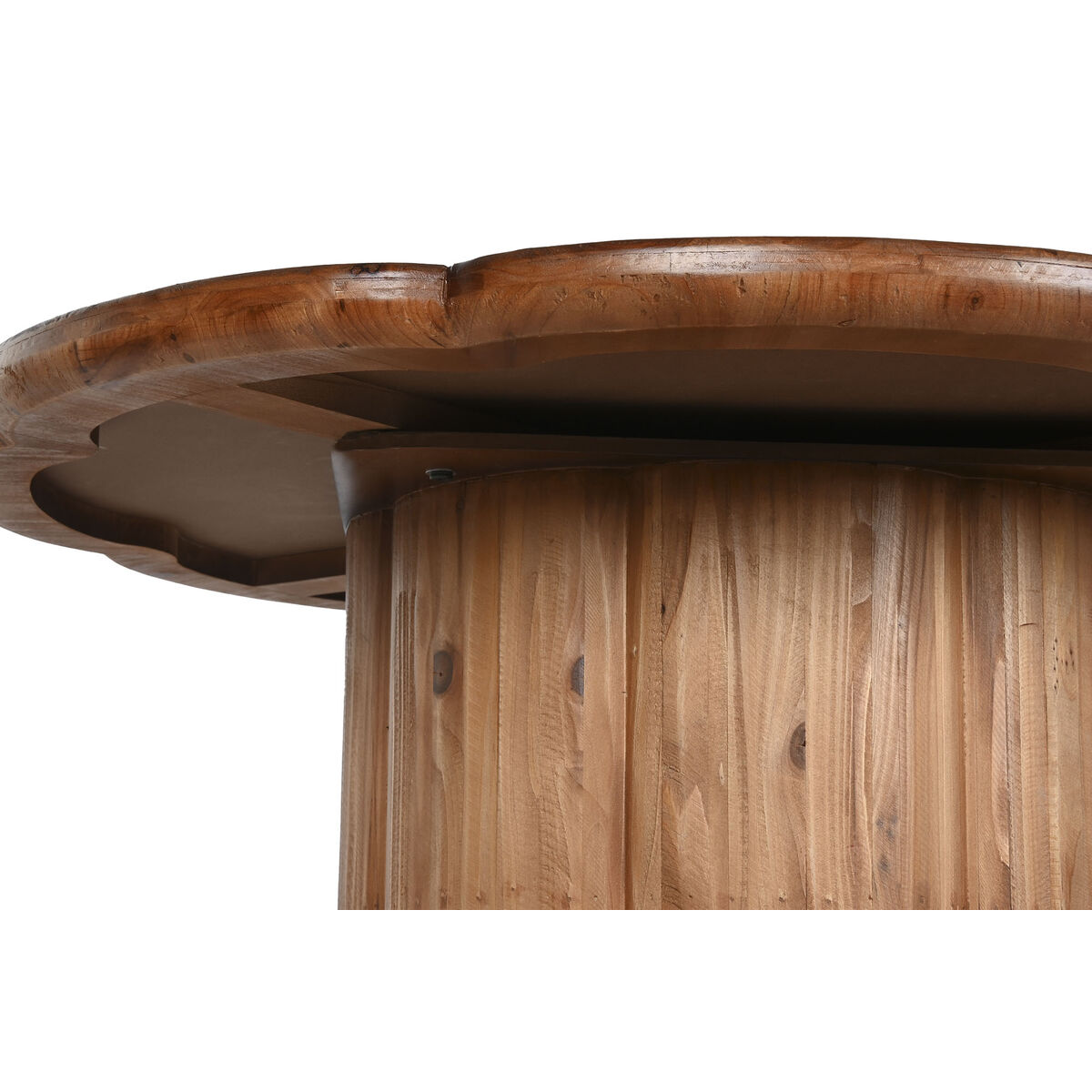 Matsalsbord Home ESPRIT Naturell Trä 100 x 100 x 77 cm - 4