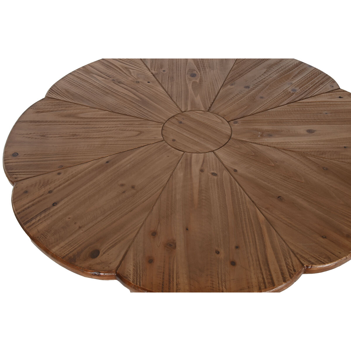 Matsalsbord Home ESPRIT Naturell Trä 100 x 100 x 77 cm - 2