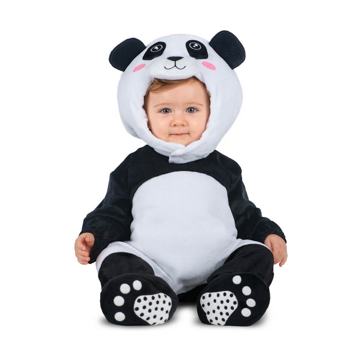 Maskeraddräkt bebis My Other Me Svart Vit Panda (4 Delar) - 2