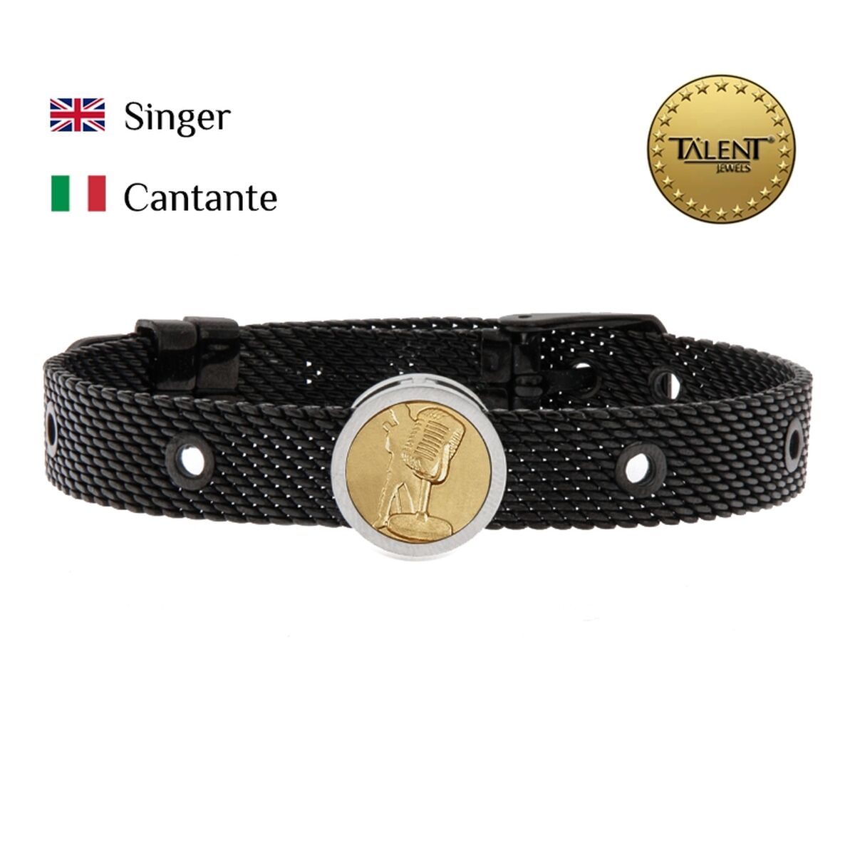 Unisexarmband Singer Talent Jewels TJA-4-02-01-2-235 Svart - 2
