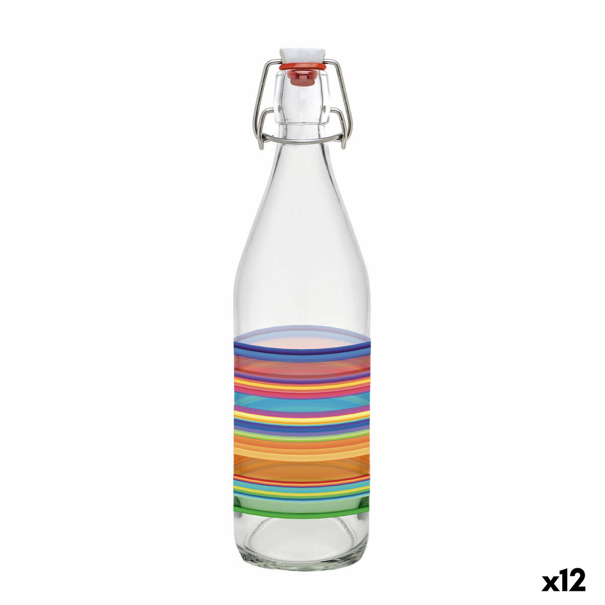 Glasflaska La Mediterránea Glas 1 L (12 antal)