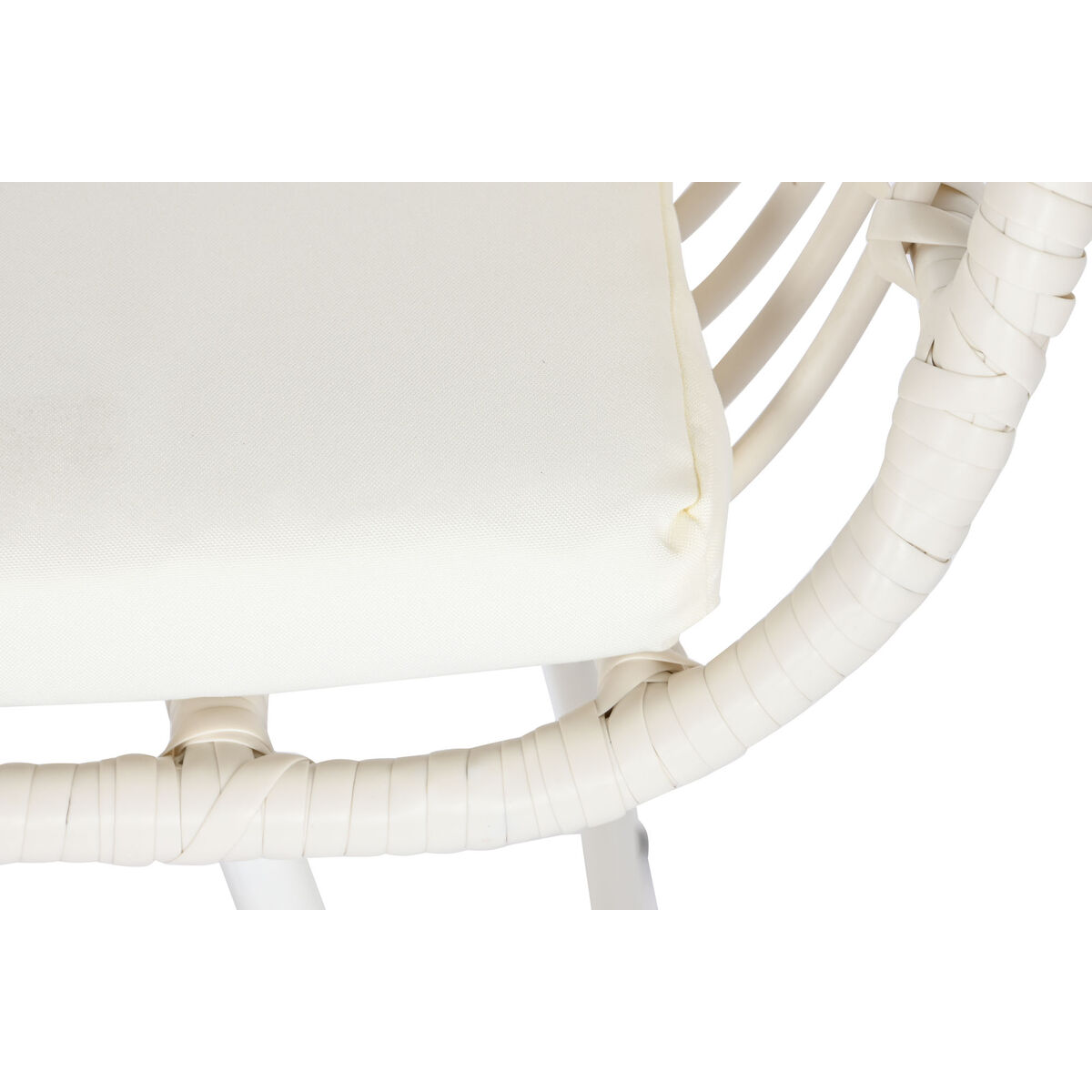 Trädgårdsmöbler DKD Home Decor Vit 124 x 74 x 84 cm (4 Delar) - 11