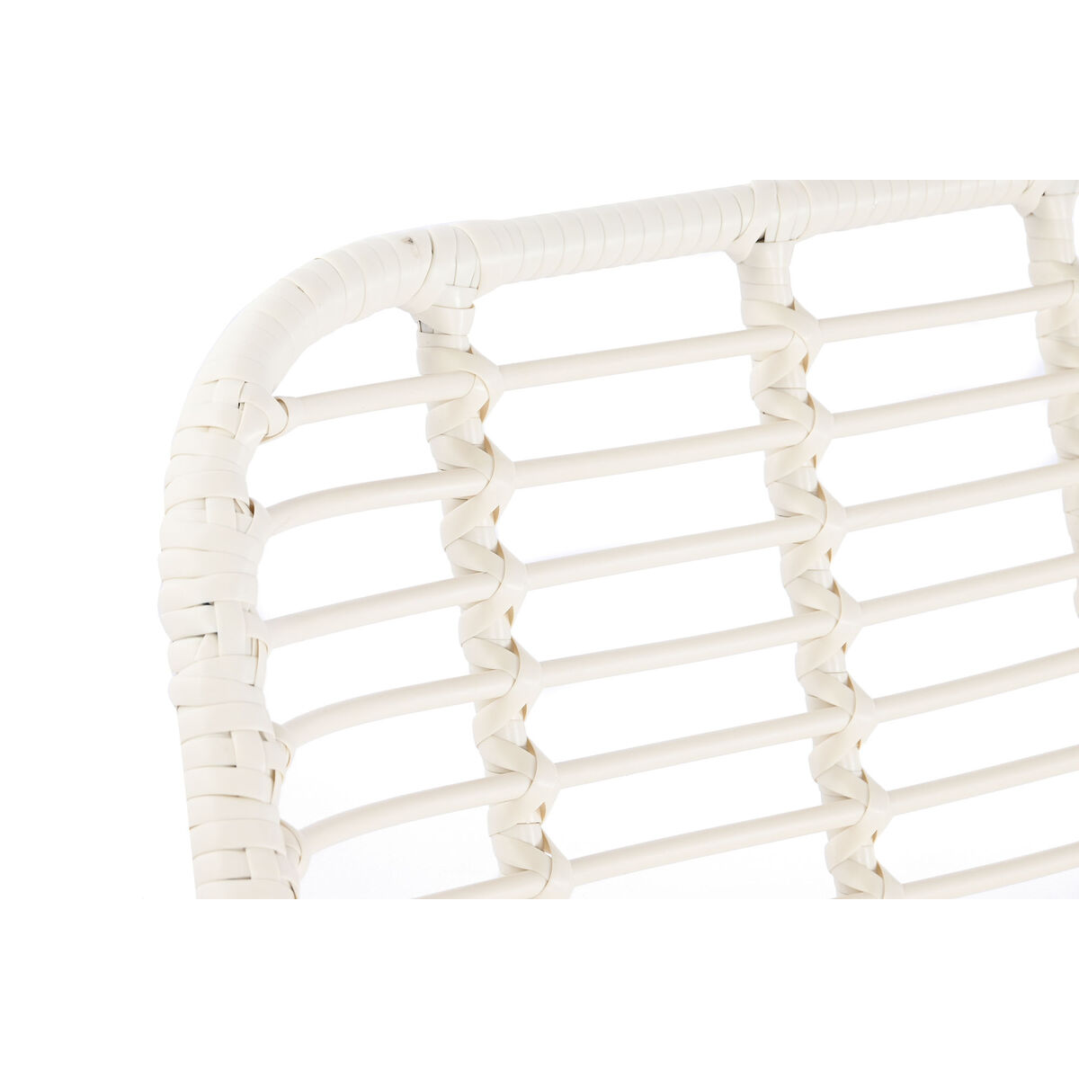 Trädgårdsmöbler DKD Home Decor Vit 124 x 74 x 84 cm (4 Delar) - 8