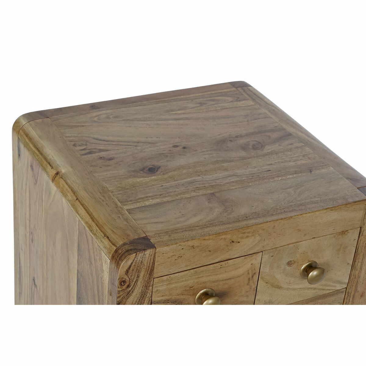 Nattduksbord DKD Home Decor 45,5 x 40 x 60 cm Naturell Gyllene Akaciaträ - 2
