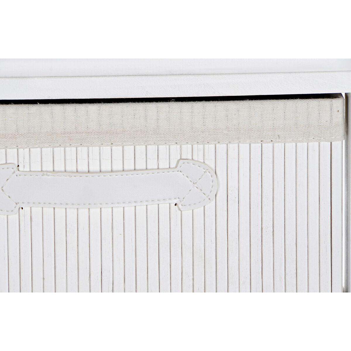 Byrå DKD Home Decor Vit Bambu Paulowniaträ 42 x 32 x 63 cm - 5