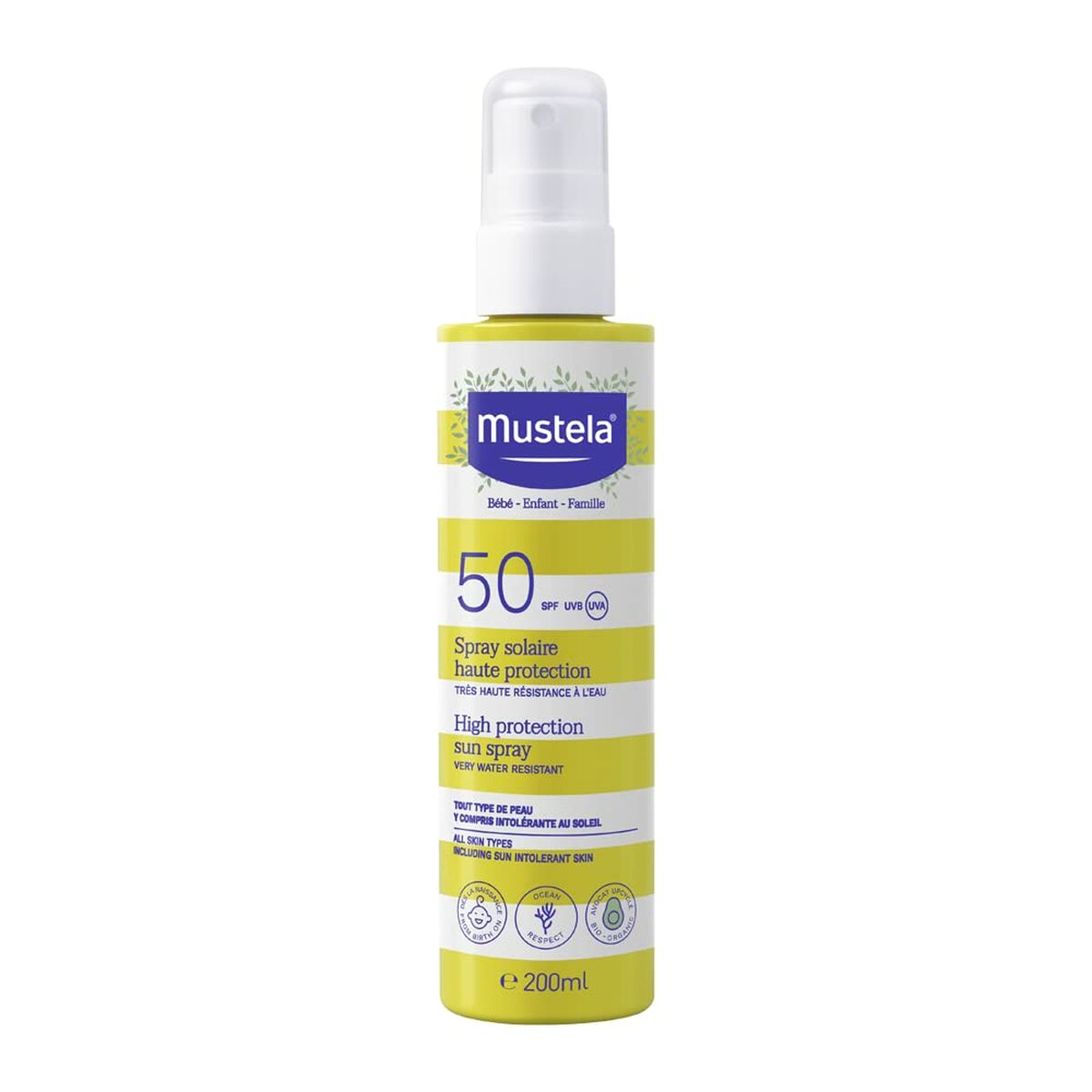 Solskyddsspray för barn Mustela 200 ml