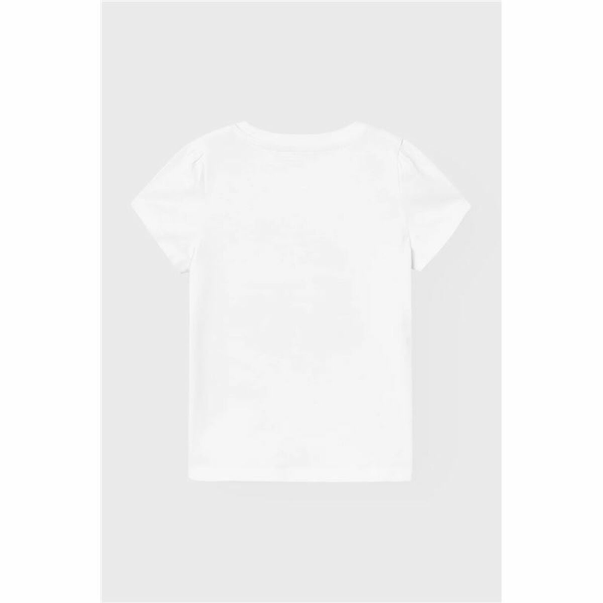 Barn T-shirt med kortärm Name It Nmfvibeke Capsl Vit - 2