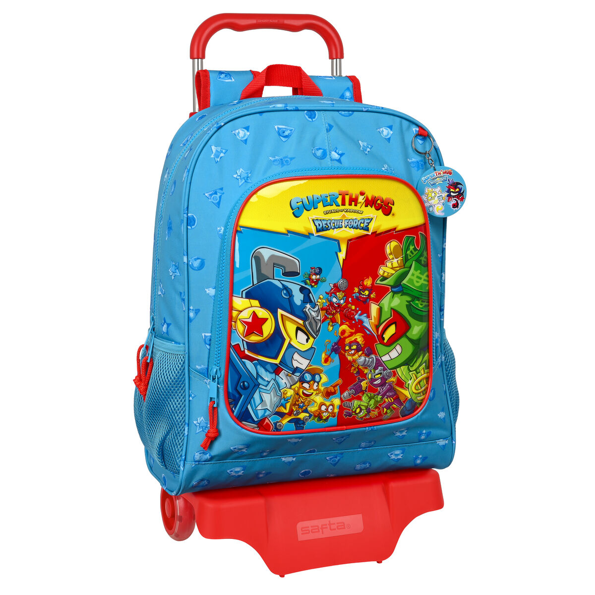Skolväska med hjul SuperThings Rescue force 32 x 42 x 14 cm Blå - 3