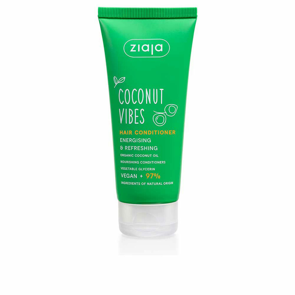 Fuktgivande schampo Ziaja Coconut and Orange Vibes 100 ml Ger energi