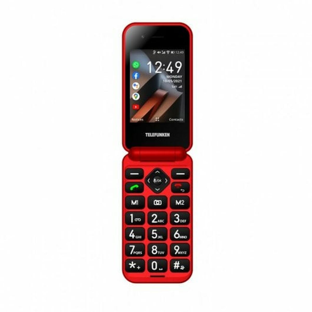 Mobiltelefon Telefunken TF-GSM-740-CAR-RD - 2