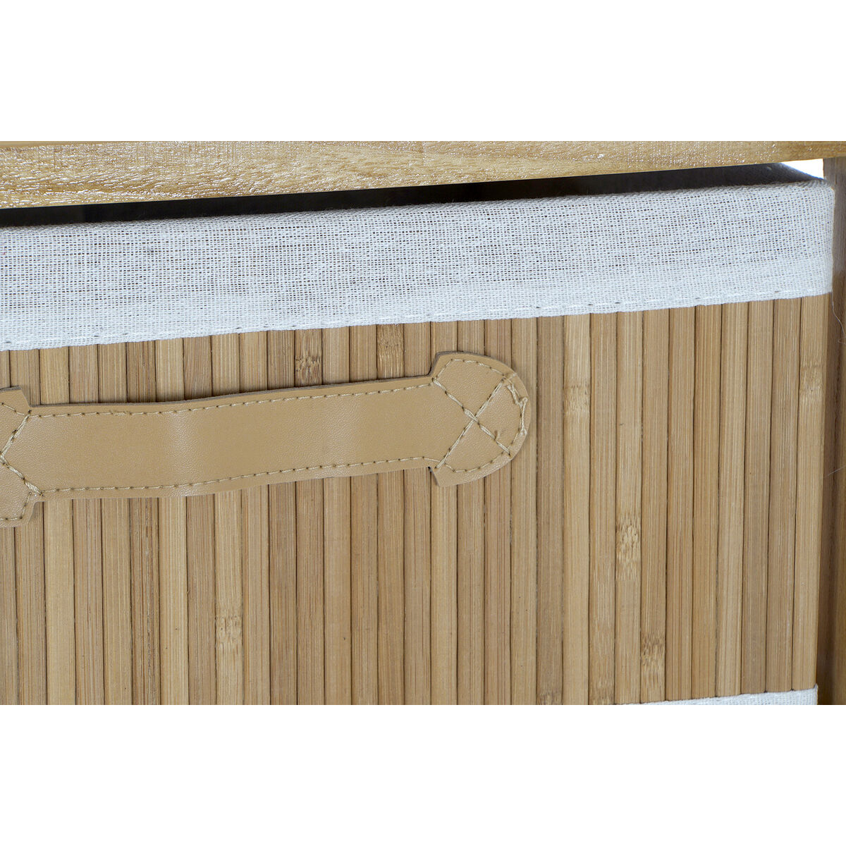 Byrå DKD Home Decor Naturell Bambu Paulowniaträ 42 x 32 x 98 cm - 4