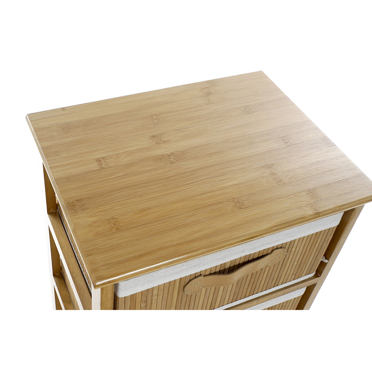 Byrå DKD Home Decor Naturell Bambu Paulowniaträ 42 x 32 x 98 cm - 2