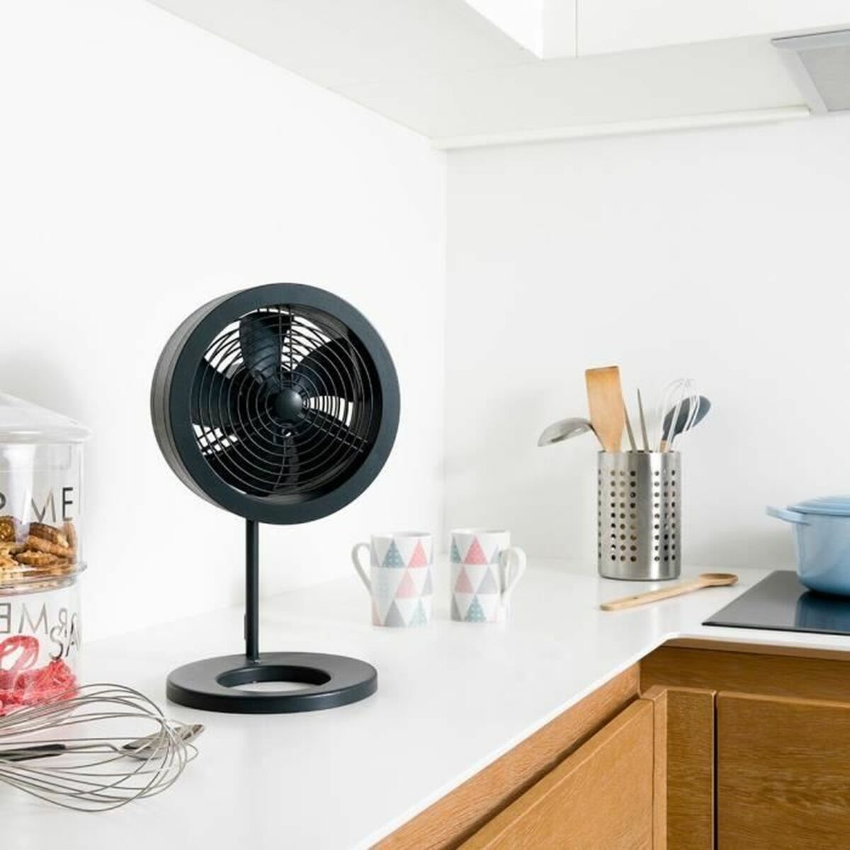 Stående Fläkt AIR AND ME Noas Svart noir 32 W - 2