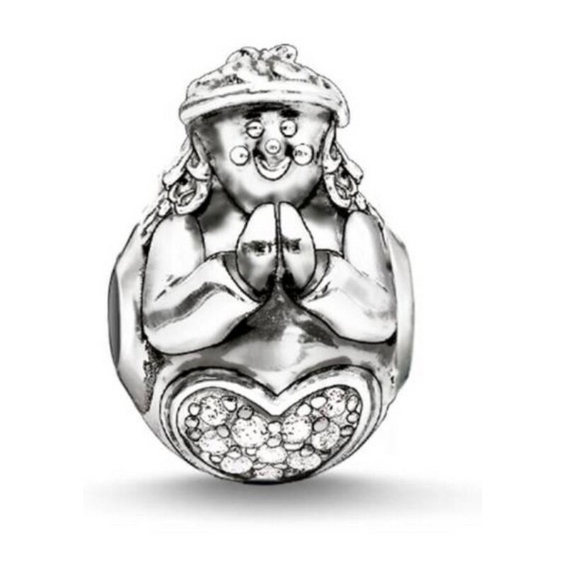 Dampärlor Thomas Sabo K0182-643-14 Silvrig 1 cm - 3