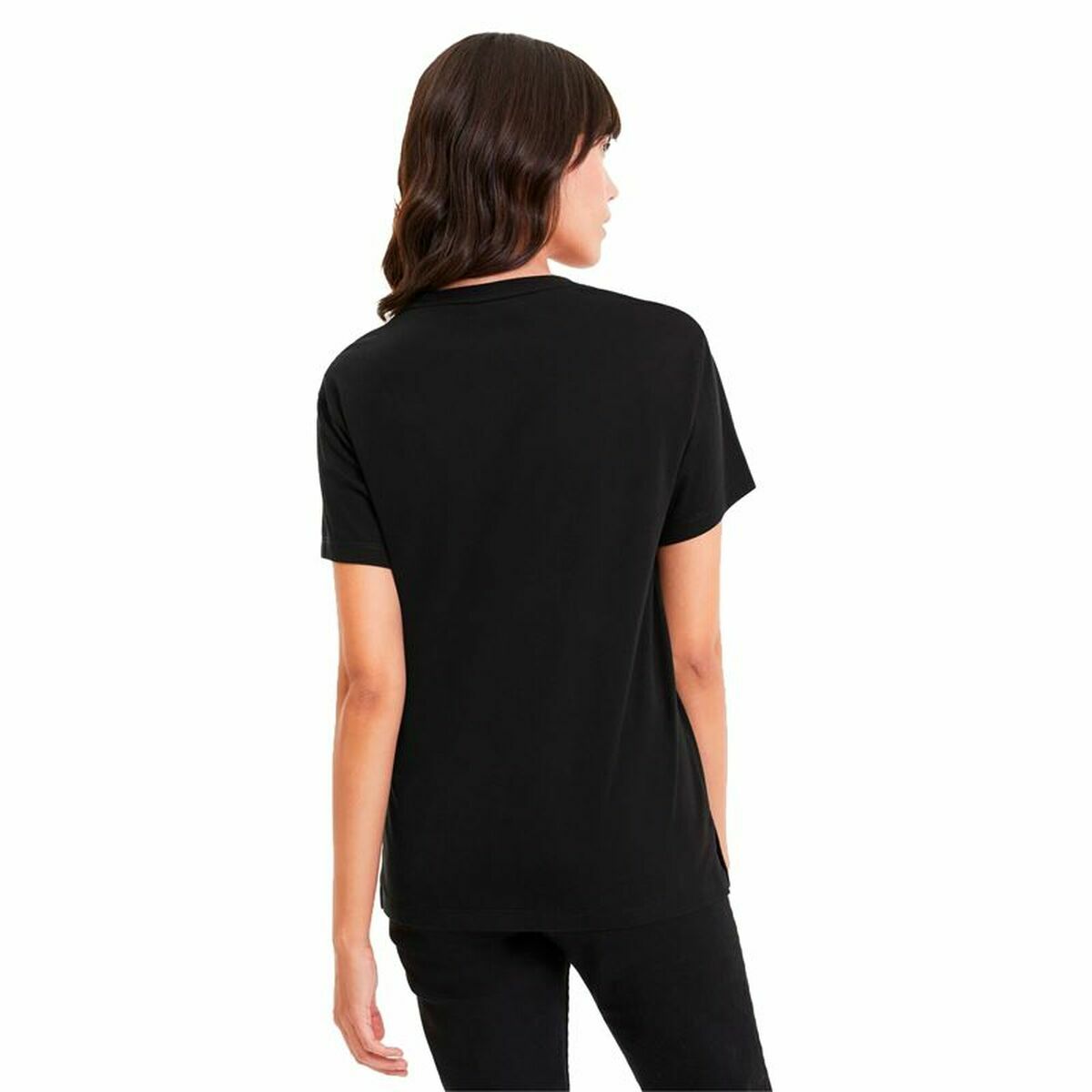 T-shirt med kortärm Dam Puma Classics Logo Tee Svart - 2