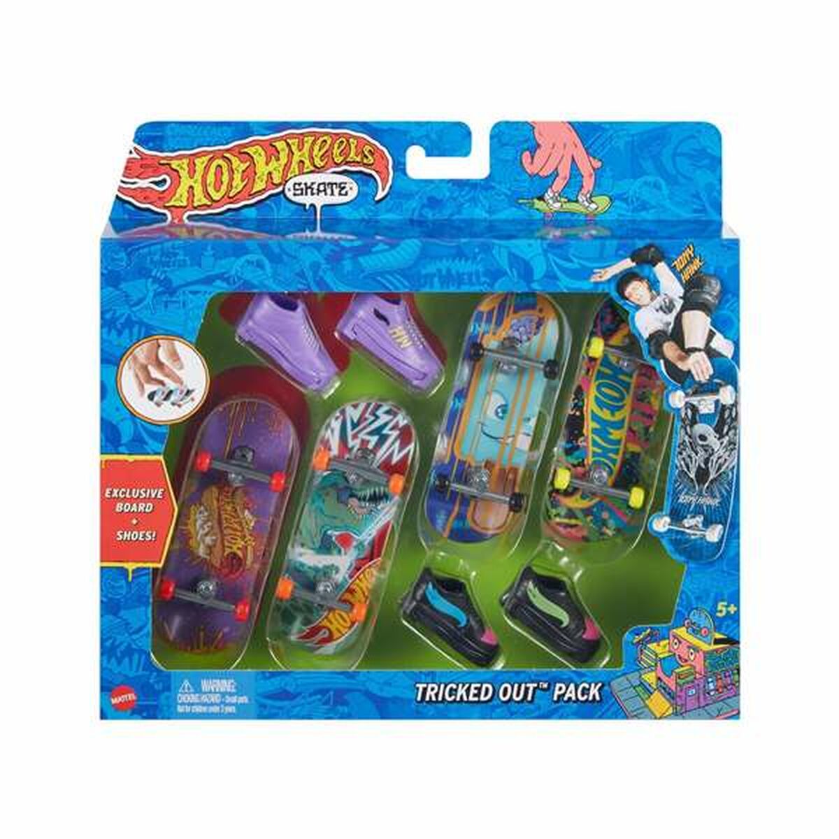 finger skateboard Hot Wheels 8 Delar - 3