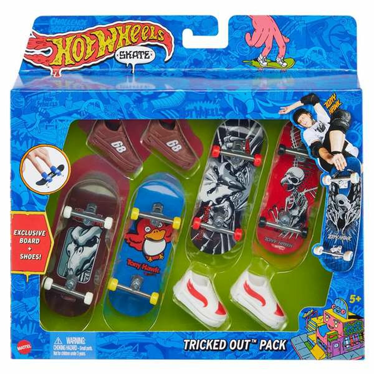 finger skateboard Hot Wheels 8 Delar - 5