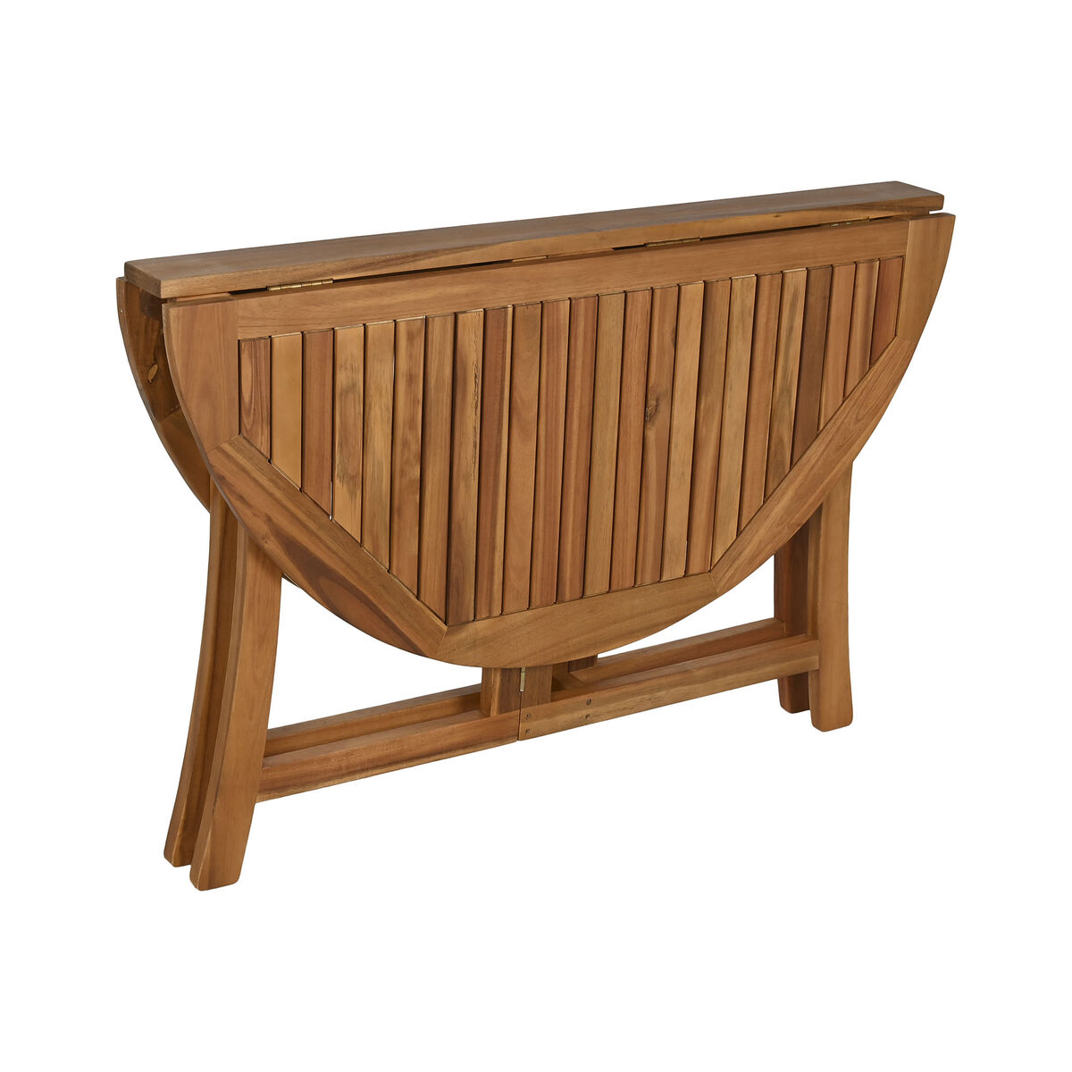 Matsalsbord Home ESPRIT Brun Naturell Akaciaträ 110 x 110 x 74 cm - 2