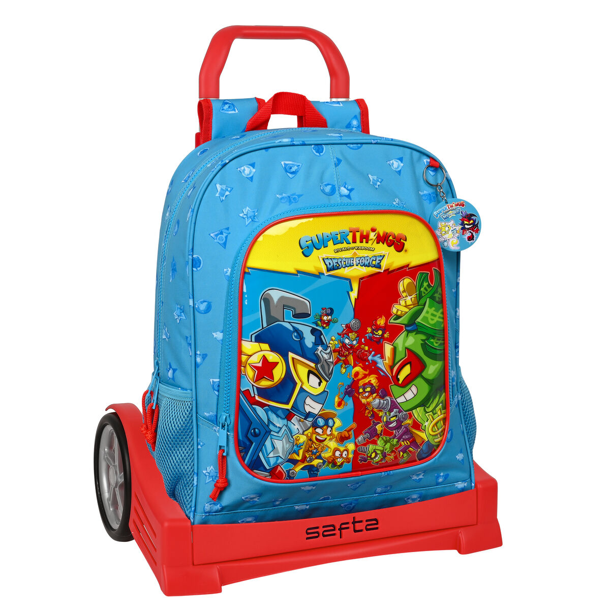 Skolväska med hjul SuperThings Rescue force 32 x 42 x 14 cm Blå - 3