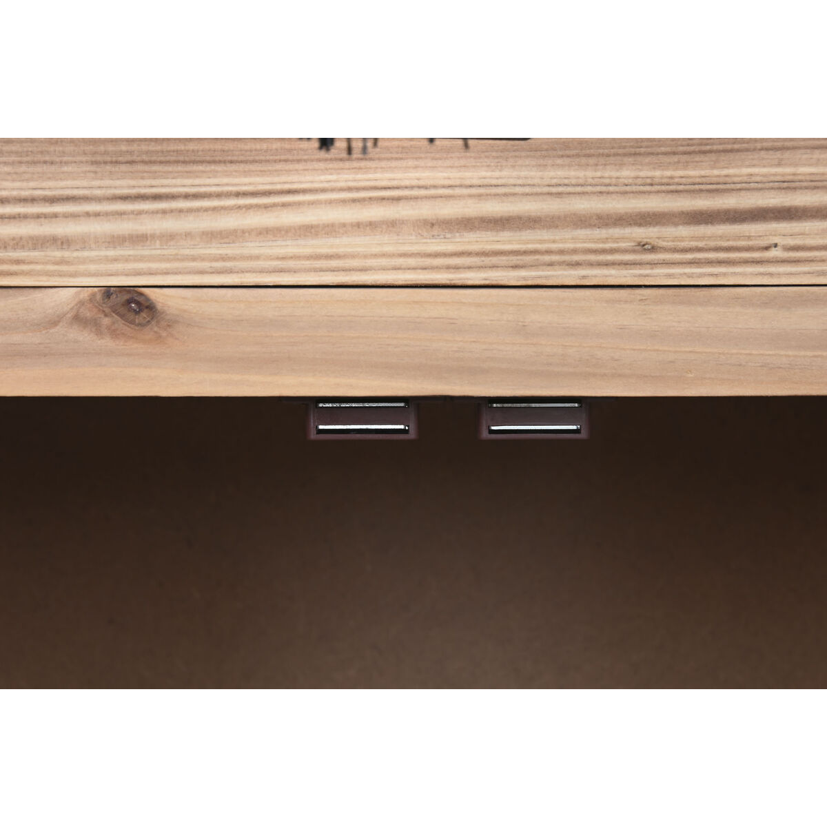 Nattduksbord Home ESPRIT Svart Naturell Granträ Trä MDF 45 x 34 x 66 cm - 8
