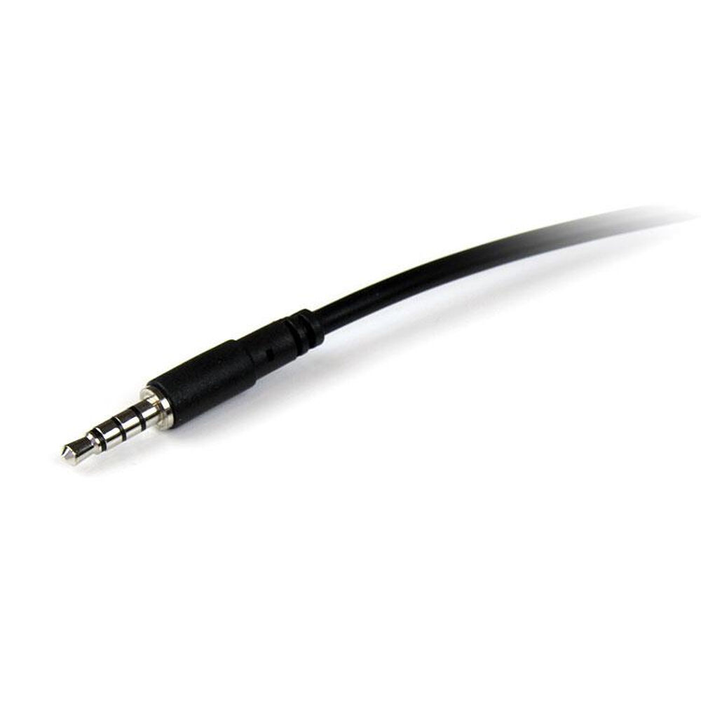 Skarvsladd Jack (3,5 mm) Startech MUHSMF2M             (2 m) Svart - 2