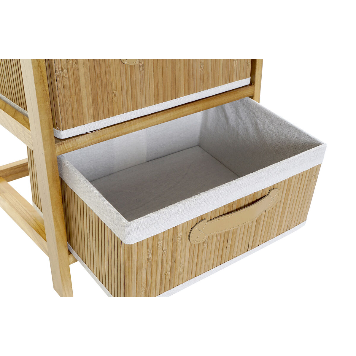 Byrå DKD Home Decor Naturell Bambu Paulowniaträ 42 x 32 x 45 cm - 4