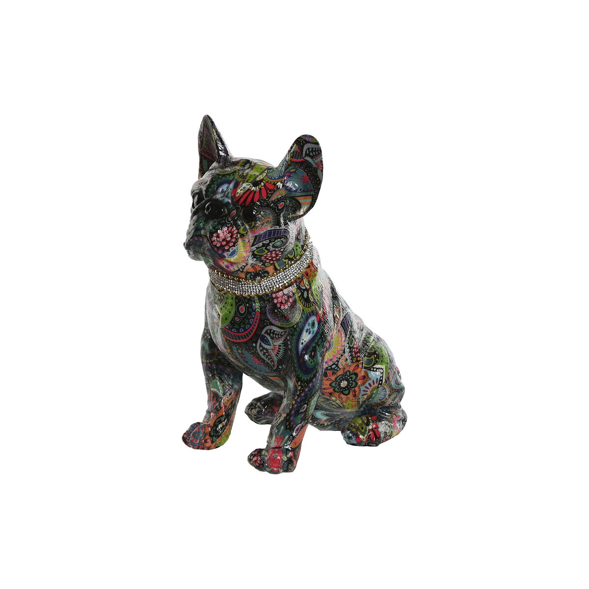 Prydnadsfigur Home ESPRIT Multicolour Hund 26 x 15 x 29 cm