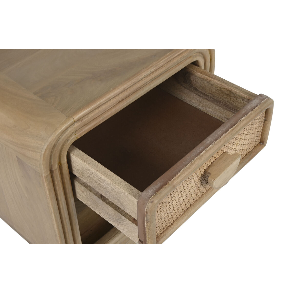 Nattduksbord Home ESPRIT Naturell 45 x 42 x 53 cm - 4