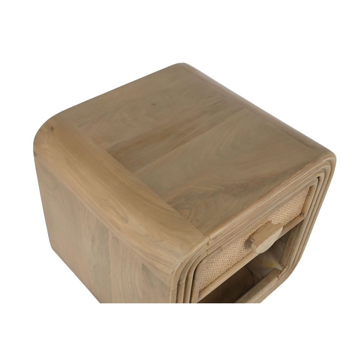 Nattduksbord Home ESPRIT Naturell 45 x 42 x 53 cm - 5