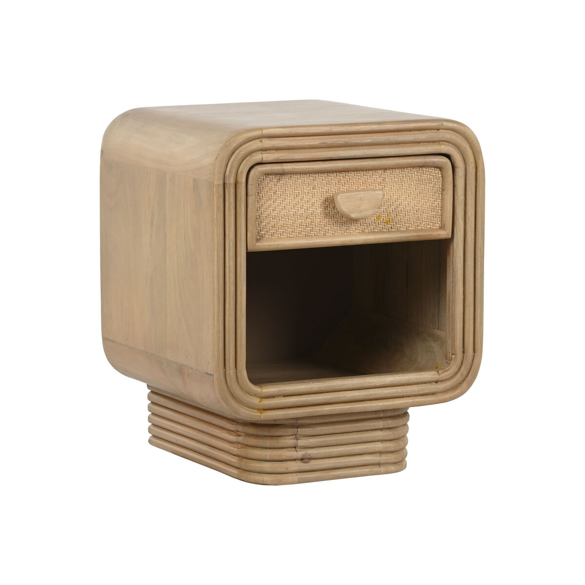 Nattduksbord Home ESPRIT Naturell 45 x 42 x 53 cm