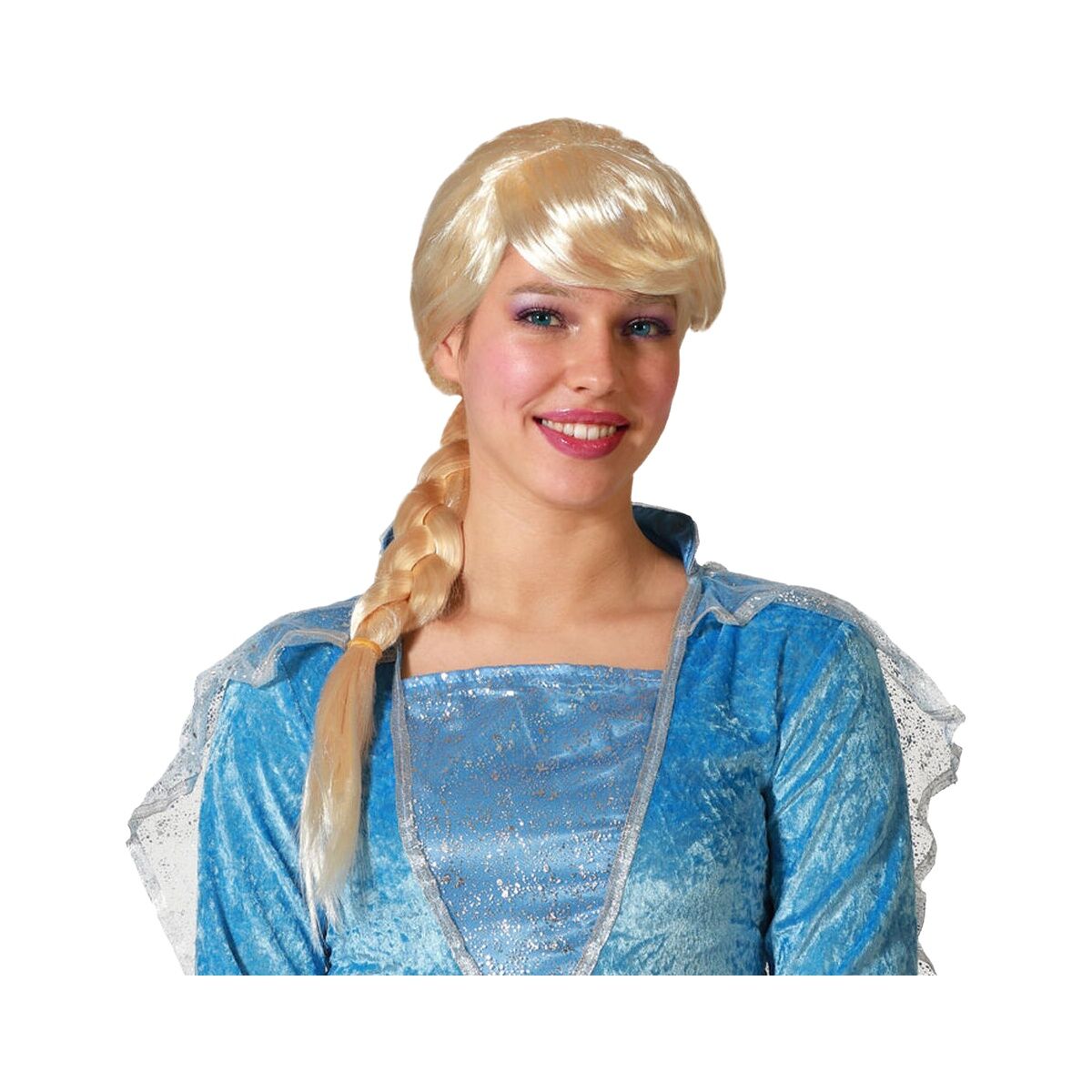 Peruk Blont Flätor