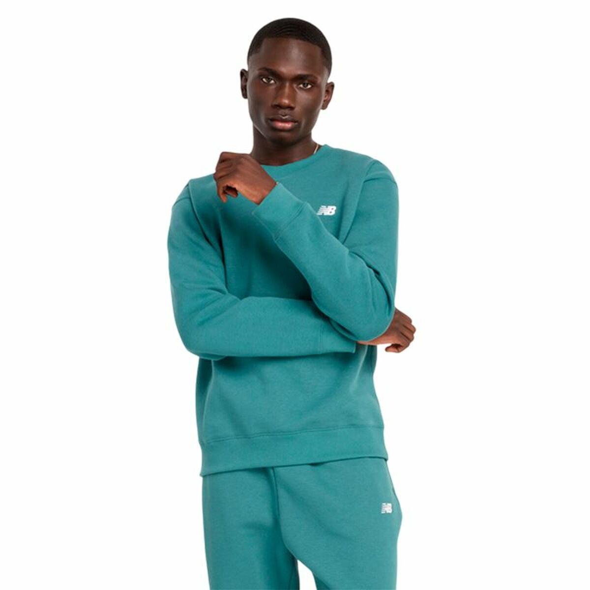 Tröja utan huva Herr New Balance Sport Essentials Fleece Vatten