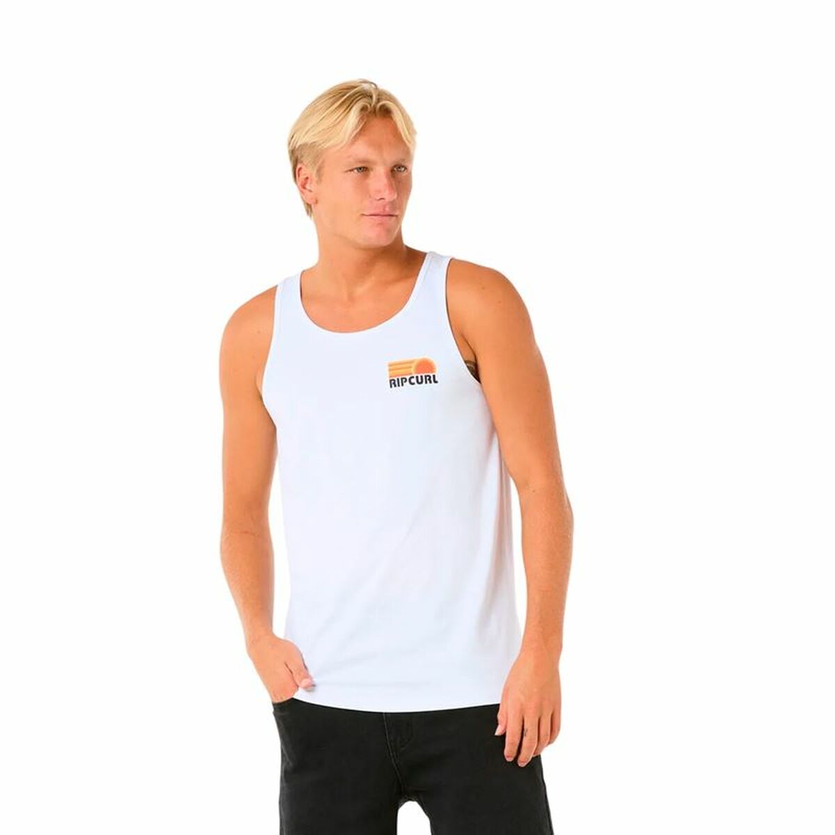 Tanktop, Herr Rip Curl Casual Revival Peaking Tank Vit