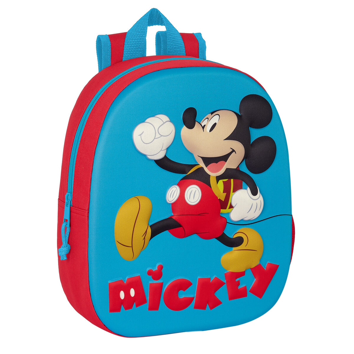Skolryggsäck Mickey Mouse Clubhouse 3D 27 x 33 x 10 cm Röd Blå - 2