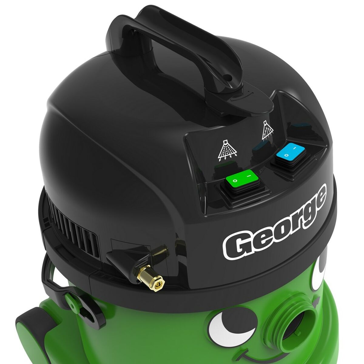 Dammsugare med Påse Numatic GVE370-2 Svart Grön 1200 W - 6