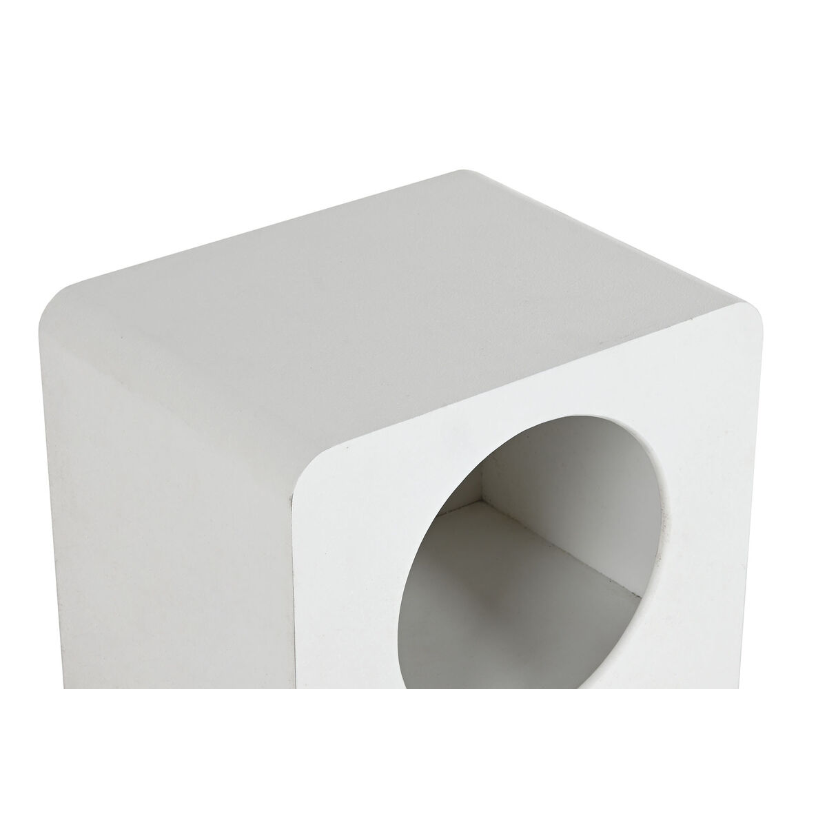 Nattduksbord Home ESPRIT Vit Trä MDF 40 x 30 x 48 cm - 4