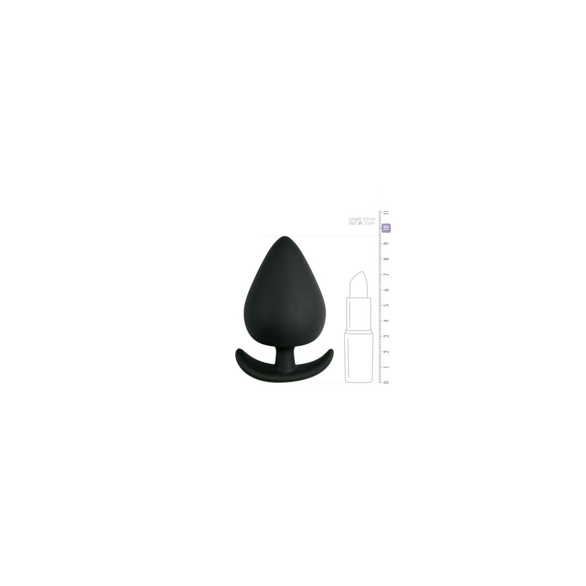 Cassini Anal Vibrator Svart EasyToys Svart - 3