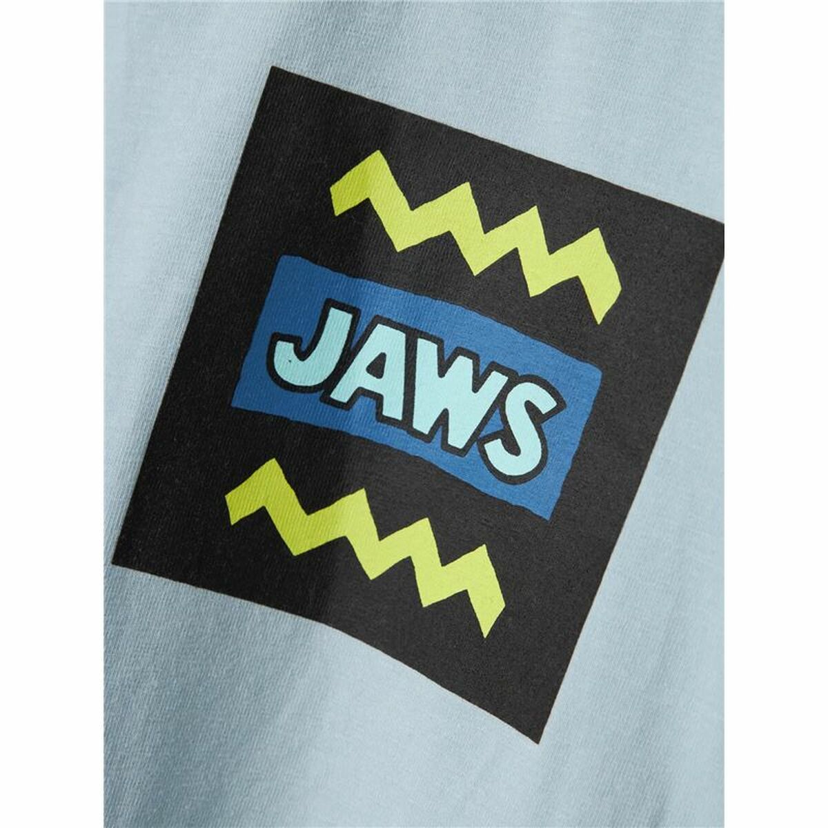 Barn T-shirt med kortärm Name It Nkmmakai Jaws Nreg Box Sky - 3