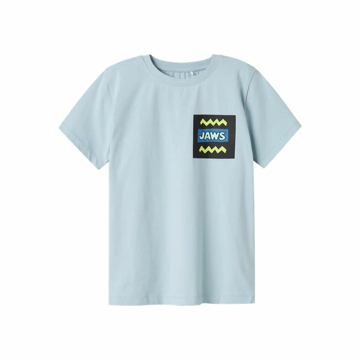 Barn T-shirt med kortärm Name It Nkmmakai Jaws Nreg Box Sky