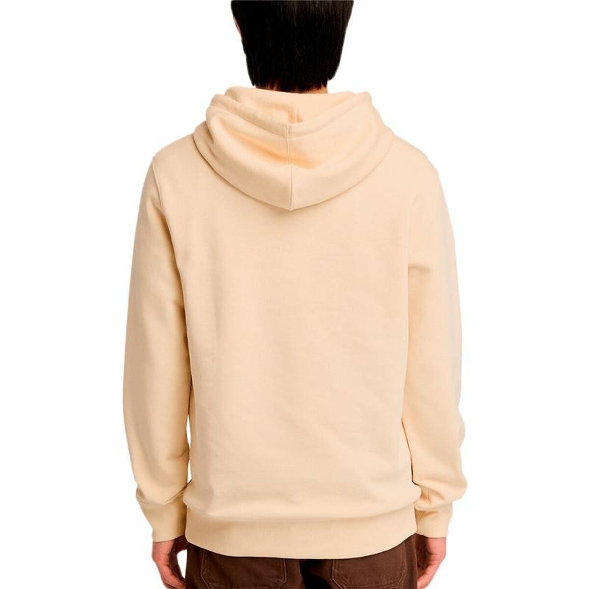 Tröja med huva Herr Timberland Kennebec River Linear Logo Beige - 3