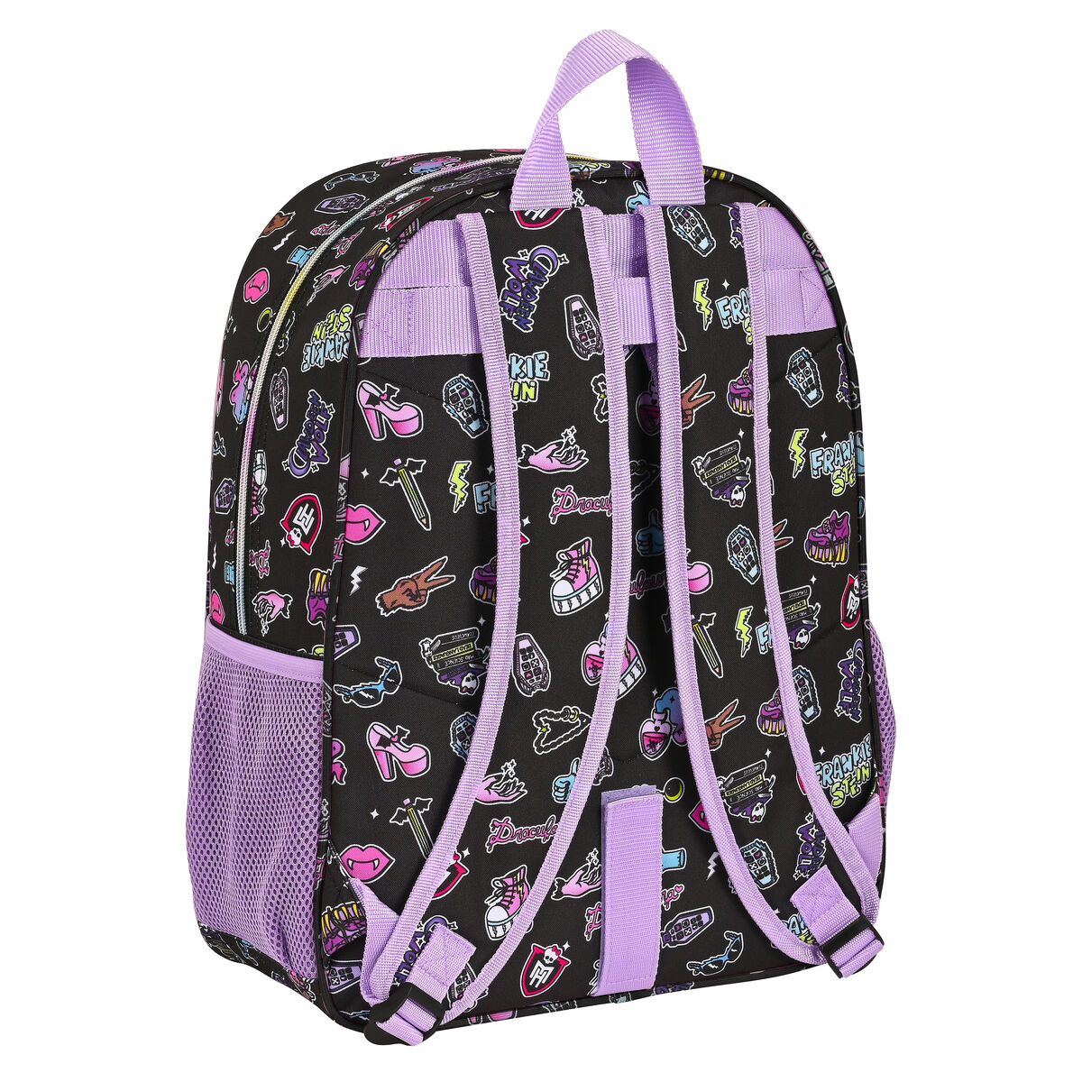 Skolryggsäck Monster High Creep Svart 33 x 42 x 14 cm - 2