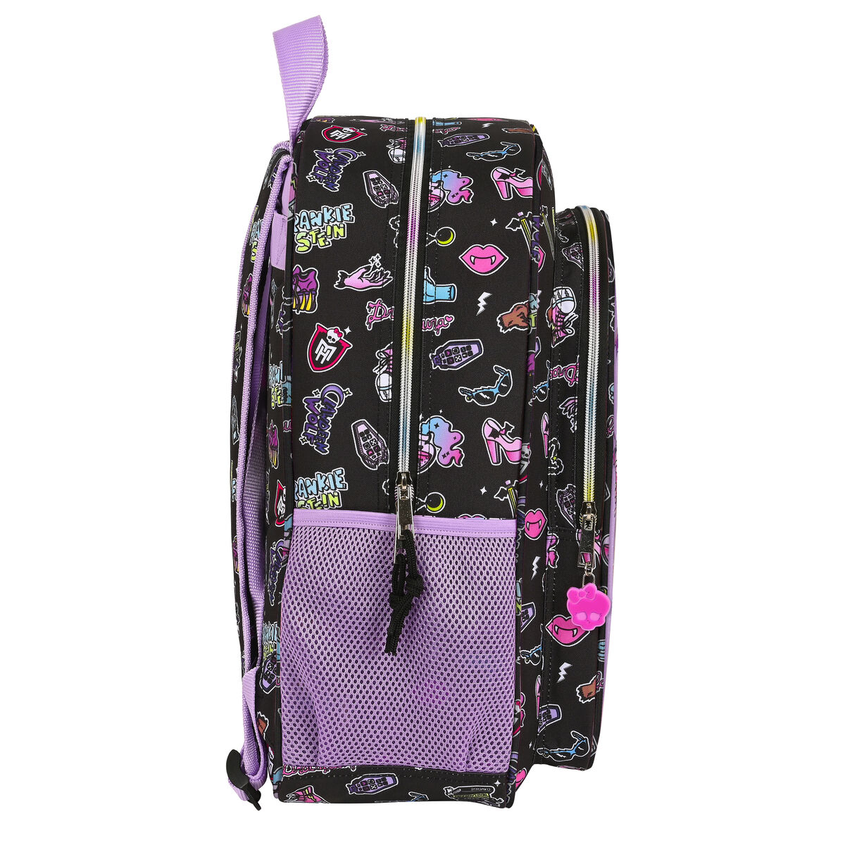 Skolryggsäck Monster High Creep Svart 33 x 42 x 14 cm - 5