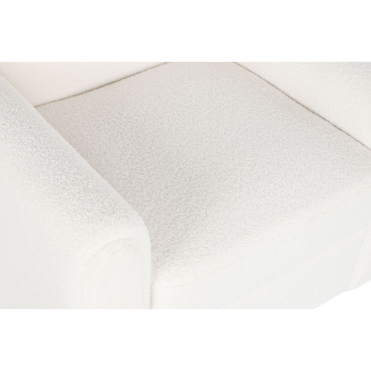 Fåtölj DKD Home Decor Vit Polyester Trä 79 x 72 x 86 cm - 2