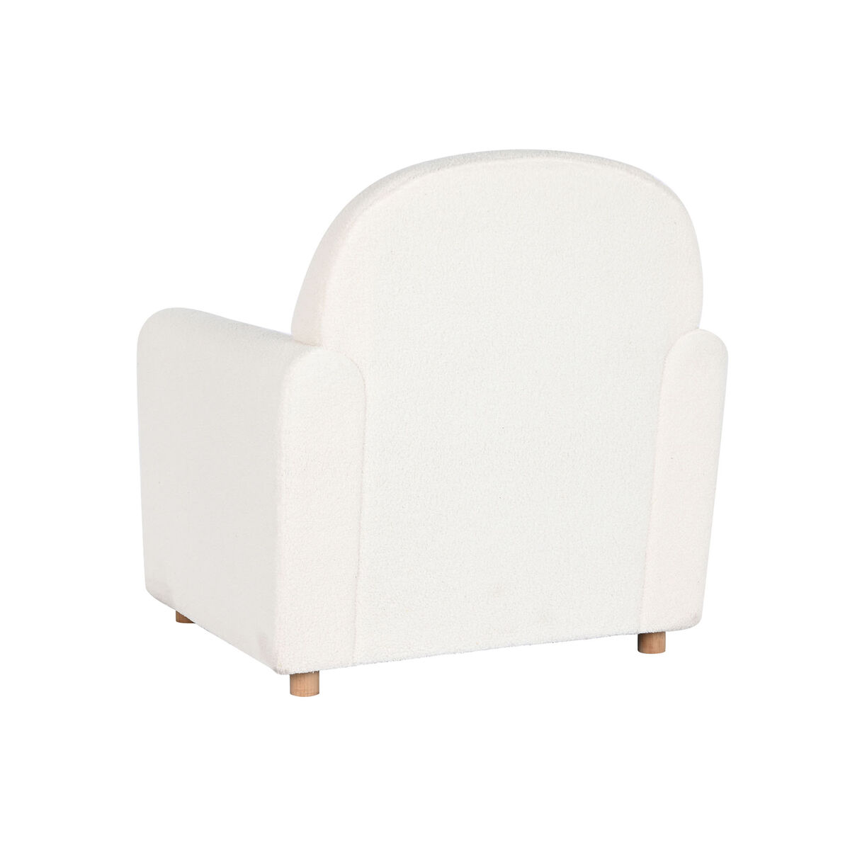Fåtölj DKD Home Decor Vit Polyester Trä 79 x 72 x 86 cm - 6